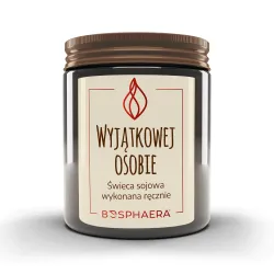 Bosphaera Sojowa świeca zapachowa Wyjątkowej Osobie - 190 g