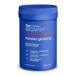 Formeds Bicaps korean ginseng - 60 kapsułek