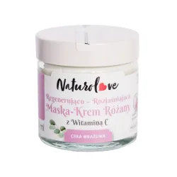 Naturolove Krem - Maska Maseczka Różana z Witaminą C - 60 ml