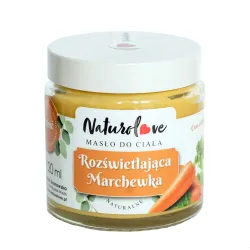 Naturolove Naturalne masło ROZŚWIETLAJĄCA MARCHEWKA, 60ml