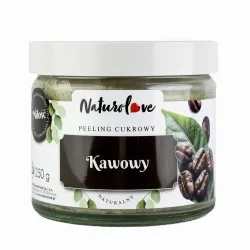 Naturolove Cukrowy Peeling do ciała Kawowy - 250g