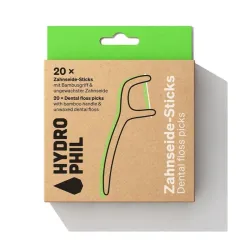 HYDROPHIL Nić dentystyczna na bambusowym uchwycie - 20 szt