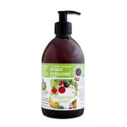 Naturalne mydło potasowe w płynie, PRAWDZIWE SZARE, do mycia warzyw i owoców, 500 ml