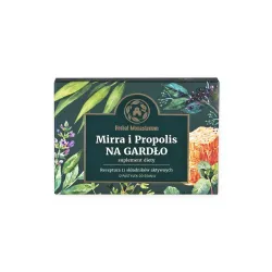 Herbal Monasterium Mirra i propolis na gardło - 12 pastylek