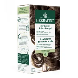 Herbatint Farba do włosów • trwała • 7D ZŁOTY BLOND • seria ZŁOTA