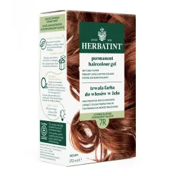 Herbatint Farba do włosów • trwała • 7R MIEDZIANY BLOND • seria MIEDZIANA