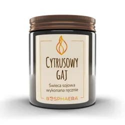 Bosphaera Sojowa świeca zapachowa Cytrusowy gaj - 190 g