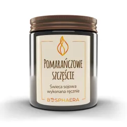 Bosphaera Sojowa świeca zapachowa Pomarańczowe szczęście - 190 g