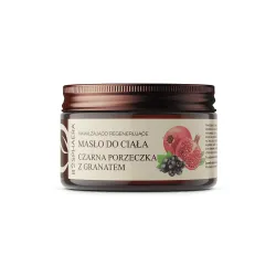 Nawilżająco regenerujące masło do ciała Czarna porzeczka z granatem,  200g