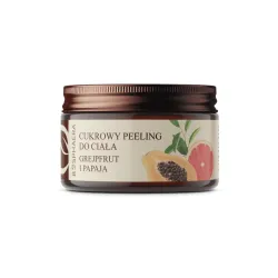 Bosphaera Cukrowy peeling do ciała Grejpfrut i papaja - 200 g