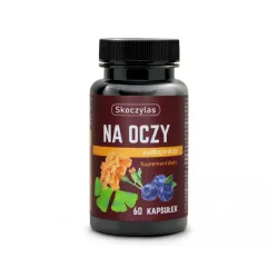 Skoczylas NA OCZY aksamitka, luteina, zeaksantyna - 60 kapsułek