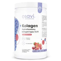 Osavi Kolagen Hydrolizowany Typu I & III Wiśnia-Truskawka 20 gram w porcji - 660 g Osavi Kolagen Hydrolizowany Typu I & III Wiśnia-Truskawka 20 gram w porcji - 660 g