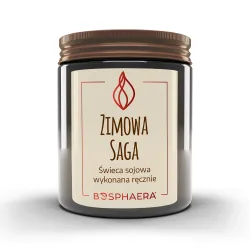 Bosphaera Sojowa świeca zapachowa Zimowa Saga - 190 g