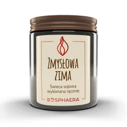 Bosphaera Sojowa świeca zapachowa Zmysłowa Zima - 190 g