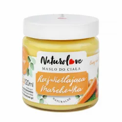 Naturolove Naturalne masło ROZŚWIETLAJĄCA MARCHEWKA, 120ml