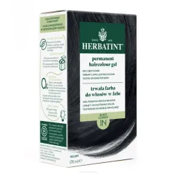 Herbatint Farba do włosów • trwała • 1N CZARNY • seria NATURALNA
