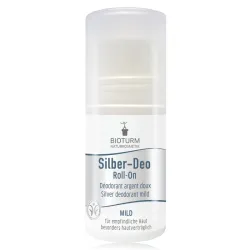BIOTURM Łagodny dezodorant roll-on z mikrosrebrem o świeżym zapachu - 50 ml
