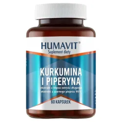 Humavit Kurkumina i piperyna - 60 kapsułek