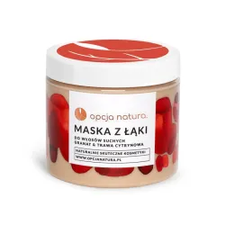 Opcja Natura Maska z łąki, Granat & trawa cytrynowa, do włosów suchych - 200 ml