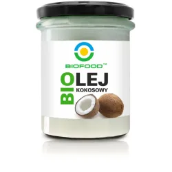 BIO FOOD OLEJ KOKOSOWY BEZWONNY BIO - 180 ml