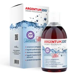 Aura Herbal Srebro Koloidalne 200 ppm Argentum200 tonik - 500 ml