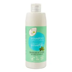 Biocontè Szampon do włosów tłustych z ekologicznym hydrolatem zielonej herbaty - 300 ml