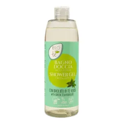 Biocontè Żel pod prysznic ZIELONE JABŁKO z ekologicznym hydrolatem z zielonej herbaty - 400 ml