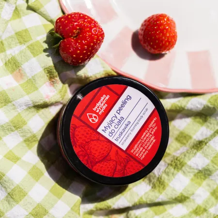 Peeling myjący truskawka - 100 g