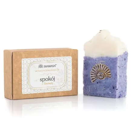 Shamasa Mydło rzemieślnicze SPOKÓJ z lawendą - 100 g