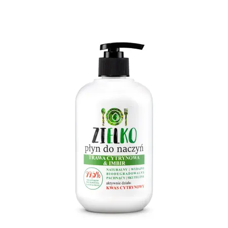 ZIELKO Płyn do mycia naczyń TRAWA CYTRYNOWA, 500ml
