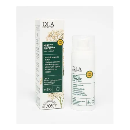 Kosmetyki DLA Krem na dzień z naparu z wierzby i krwawnika, Niszcz pryszcz, 30g