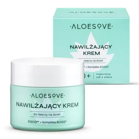 Aloesove Nawilżający krem do twarzy na dzień - 50 ml