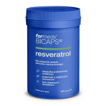 Formeds Bicaps resveratrol - 60 kapsułek