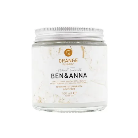 Ben&Anna Naturalna pasta do wrażliwych zębów z fluorem, ORANGE, ZERO WASTE, 100ml