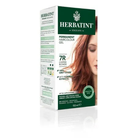Herbatint Farba do włosów • trwała • 7R MIEDZIANY BLOND • seria MIEDZIANA