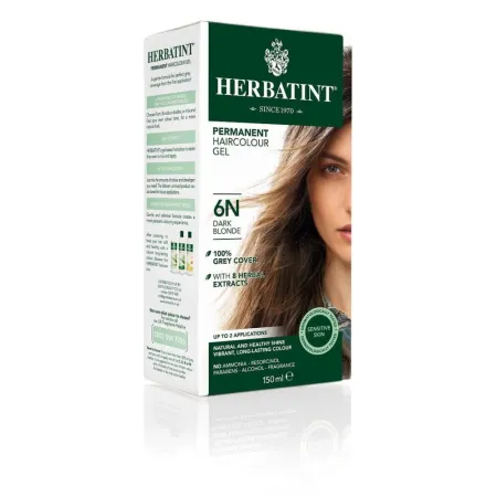 Herbatint Farba do włosów • trwała • 6N CIEMNY BLOND • seria NATURALNA