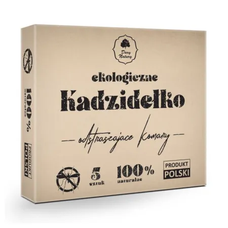 Dary Natury Ekologiczne kadzidełko z ziołami o zapachu niepożądanym przez owady - 5 szt