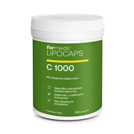 Formeds Lipocaps C 1000 mg Witamina C - 120 kapsułek