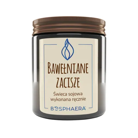 Bosphaera Sojowa świeca zapachowa Bawełniane Zacisze - 190 g