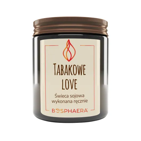 Bosphaera Sojowa świeca zapachowa Tabakowe Love - 190 g