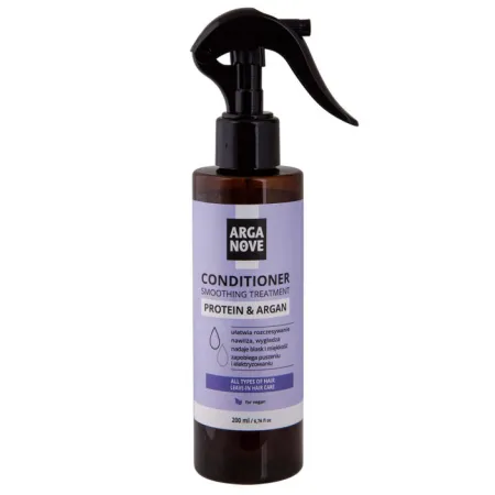 arganove Nawilżająca odżywka do włosów bez spłukiwania argan i proteiny spray - 200 ml