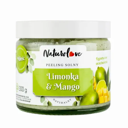 Naturolove Solny Peeling Limonka&Mango - 300 g