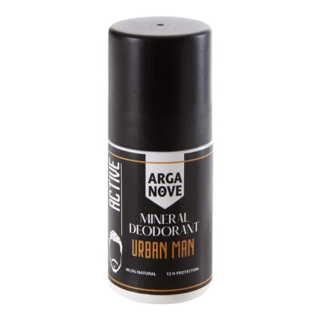 arganove Dezodorant mineralny ałunowy Urban Men roll-on - 50 ml