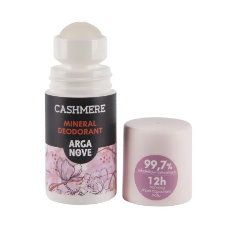 arganove DEZODORANT MINERALNY AŁUNOWY CASHMERE roll-on - 50 ml