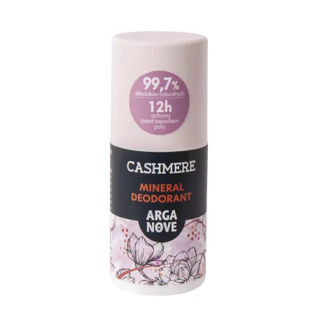 arganove DEZODORANT MINERALNY AŁUNOWY CASHMERE roll-on - 50 ml