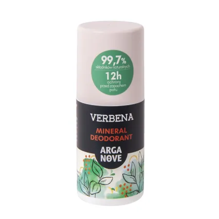 arganove Dezodorant mineralny ałunowy Werbena roll-on - 50 ml