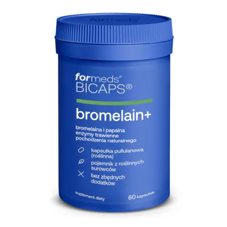 Formeds Bicaps bromelain+ - 60 kapsułek