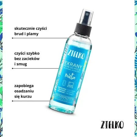 ZIELKO Płyn do mycia ekranów MIĘTA - 200 ml