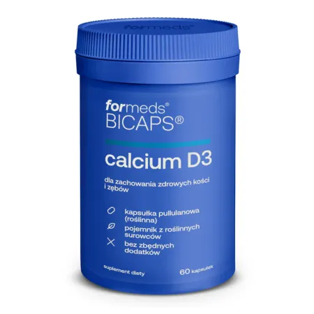 Formeds Bicaps calcium D3 - 60 kapsułek
