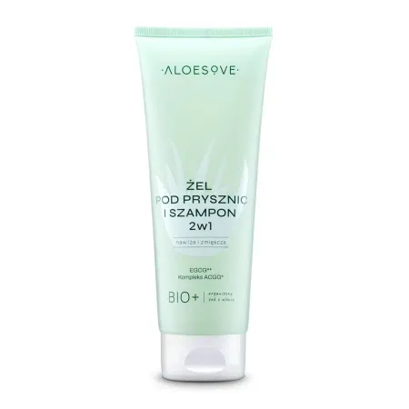 ALOESOVE Żel pod prysznic i szampon 2w1 - 250 ml